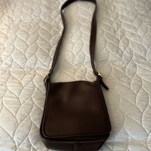 Coach Leather vintage 9145 Crossbody in brown